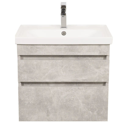 Mobilier de baie suspendat Vintage, Industrial Aqua Rodos