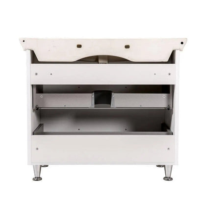 Mobilier de baie pe pardoseală Paola, Alb Aqua Rodos
