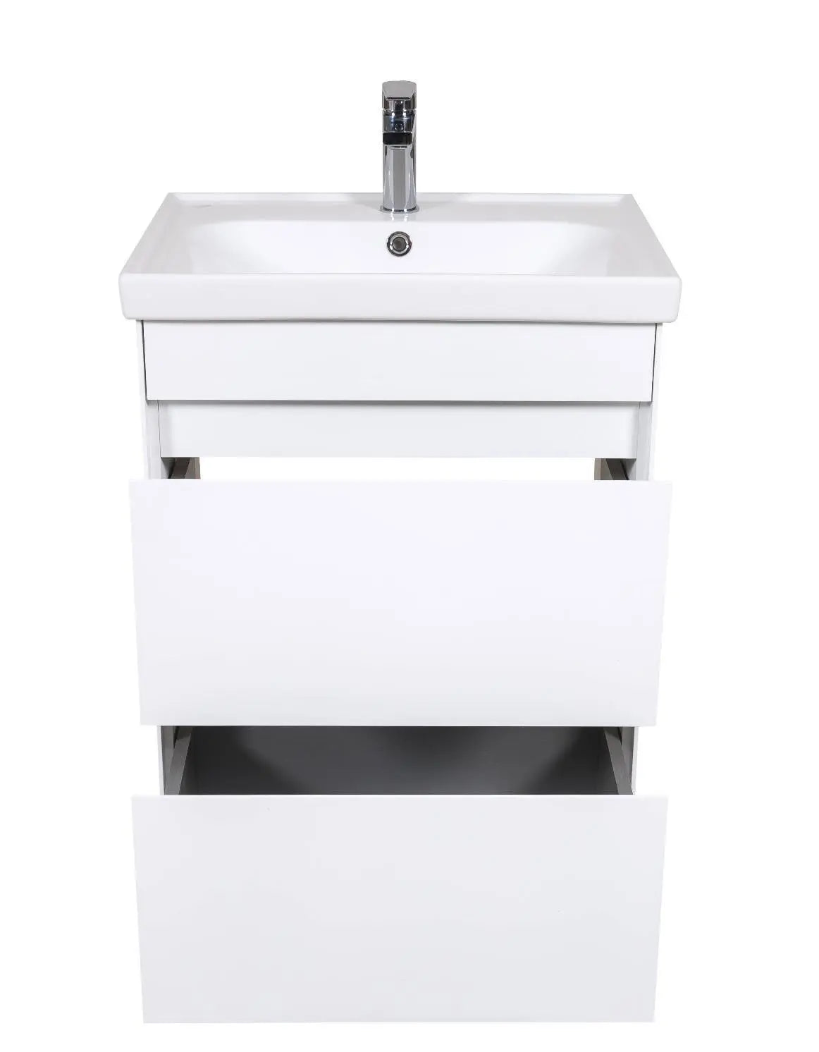 Mobilier de baie pe pardoseală Valencia Alb Aqua Rodos