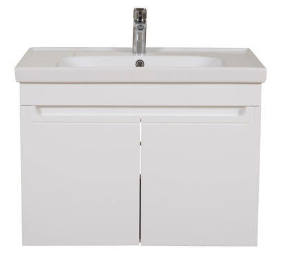 Mobilier de baie suspendat Omega, Alb Aqua Rodos