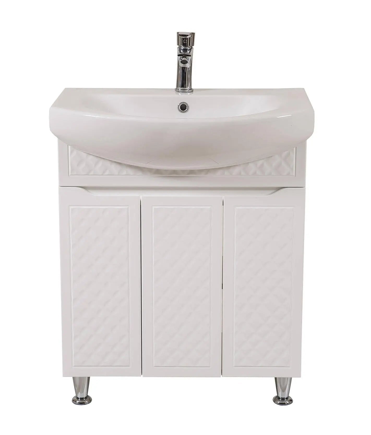 Mobilier de baie pe pardoseală Rodors, Alb Aqua Rodos
