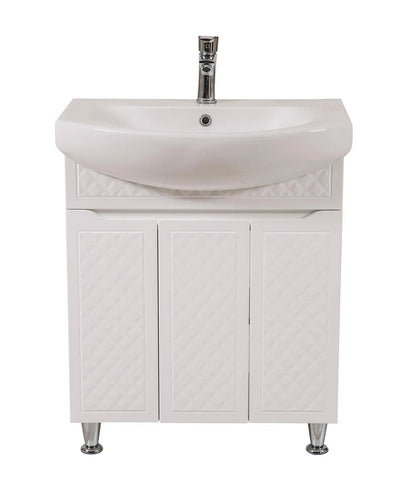 Mobilier de baie pe pardoseală Rodors, Alb Aqua Rodos