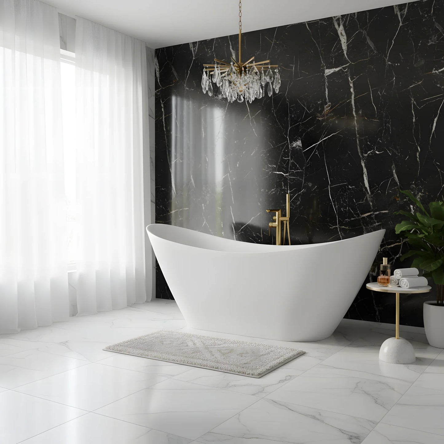 Freistehende Badewanne – modernes, elegantes Design
