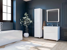 Mobilier de baie pe pardoseala Alfa alb Aqua Rodos