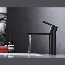Baterie lavoar Essential, design modern, Negru, 5001-1