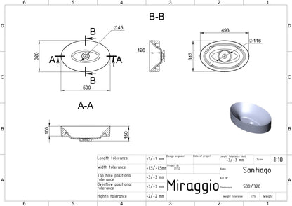 waschbecken Santiago aus Miramarble – Modernes Design &amp; Premium-Qualität