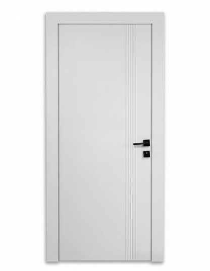 Innentür JY-003 White Mat – komplett ausgestattet, mit verstellbarer Zarge Schlichtes, sauberes und modernes Design – die ideale Wahl für helle Räume