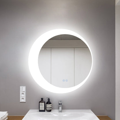 Runder LED-Spiegel H 2015 – 3 Lichtfarben, Anti-Beschlag, Touch-Steuerung