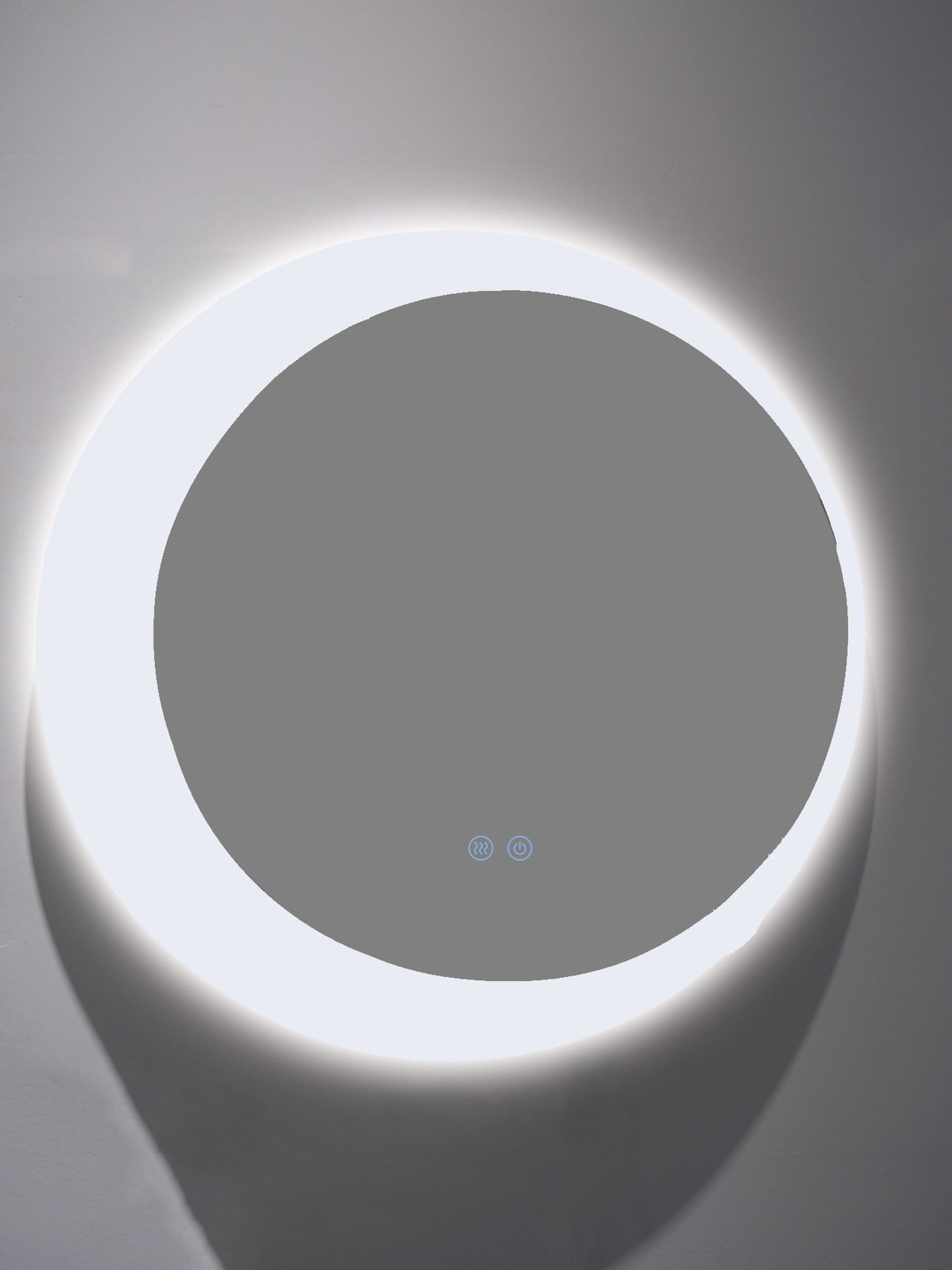 Runder LED-Spiegel H 2015 – 3 Lichtfarben, Anti-Beschlag, Touch-Steuerung
