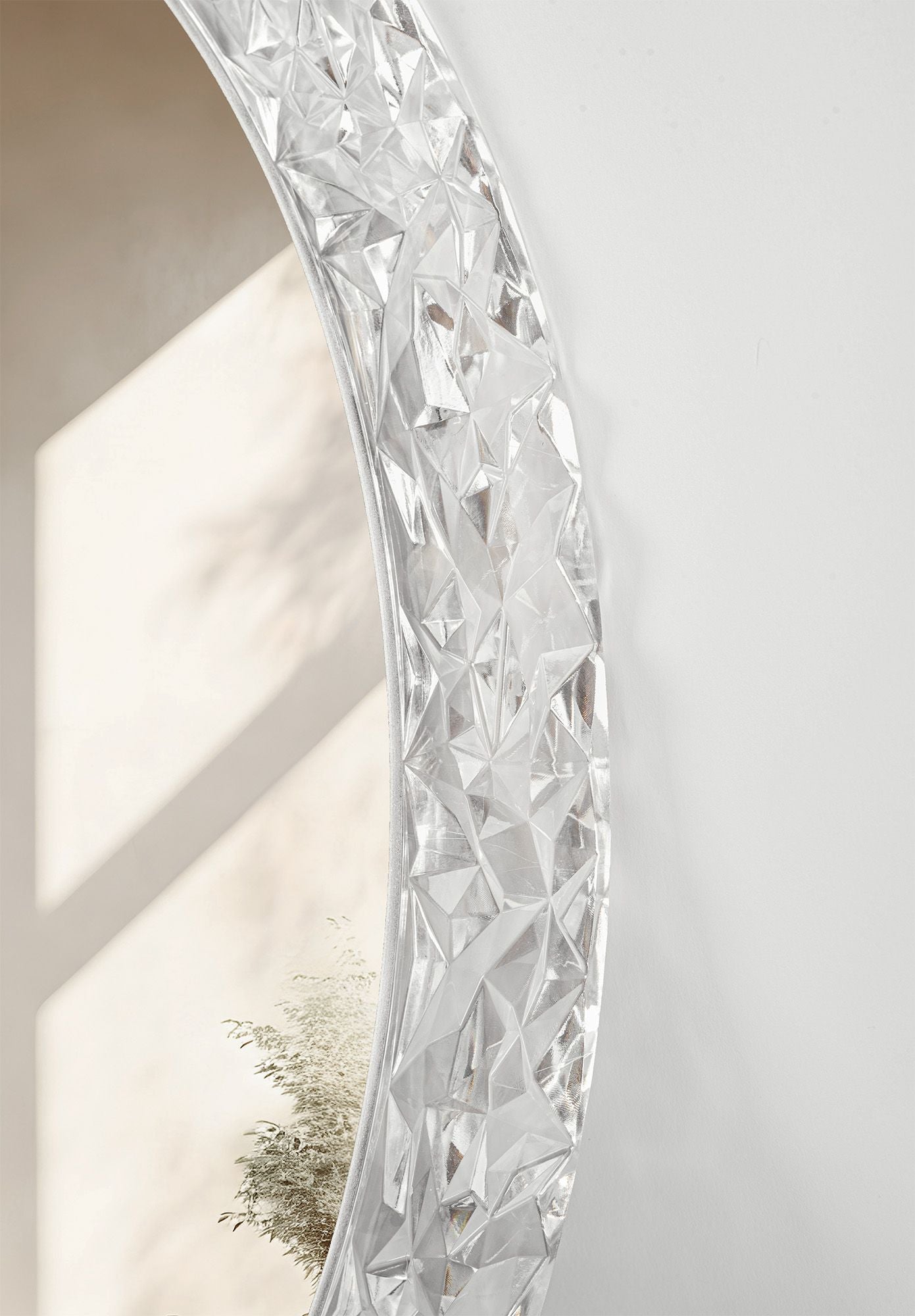 Runder LED Badezimmerspiegel Ø60/80 cm mit Acrylrahmen – 3 Lichtfarben, Anti-Beschlag & Touch