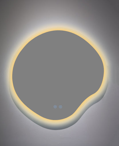 LED-Badezimmerspiegel H-3018 mit organischem Design