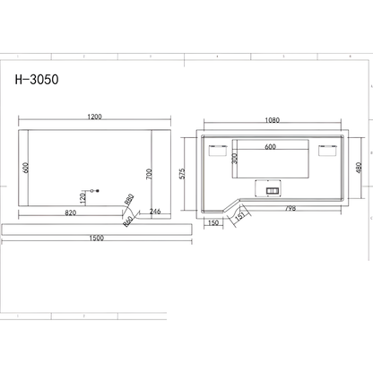 Moderner LED Badezimmerspiegel mit Ablage – Stil trifft Funktion
