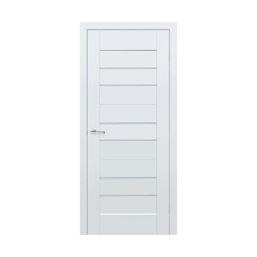Ușă interior Bit 06 White Silk Mat – complet echipată, cu toc reglabil și design alb mat mătăsos Omis