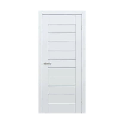 Ușă interior Bit 06 White Silk Mat – complet echipată, cu toc reglabil și design alb mat mătăsos Omis