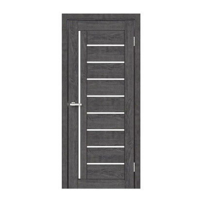 Ușă interior LEGO 07 Dark Oak – complet echipată, cu toc reglabil Omis