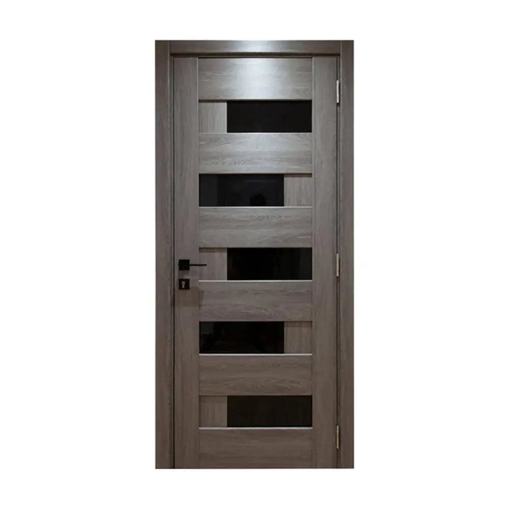 Ușă de interior RINO 16 Eugene Oak cu toc reglabil – aspect de stejar natural, complet echipată, livrare rapidă www.olivy.ro