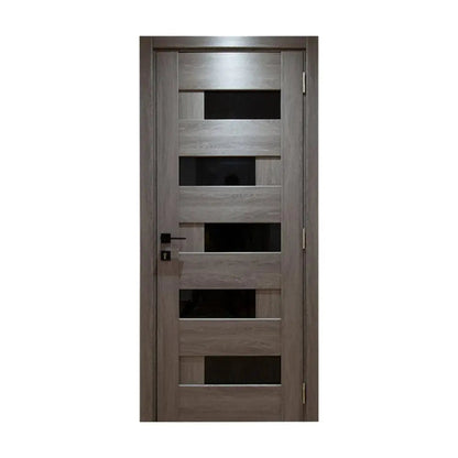 Ușă de interior RINO 16 Eugene Oak cu toc reglabil – aspect de stejar natural, complet echipată, livrare rapidă www.olivy.ro