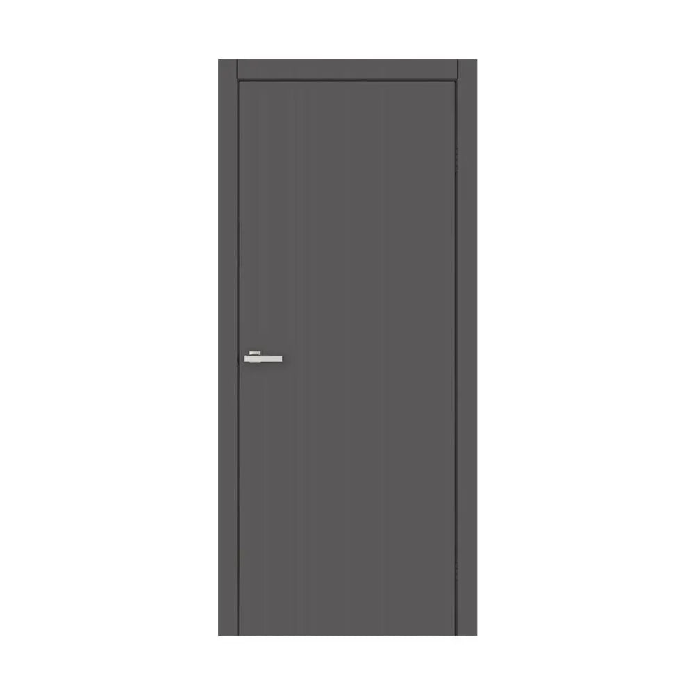 Ușă interior Blank Graphite – complet echipată, cu toc reglabil Omis