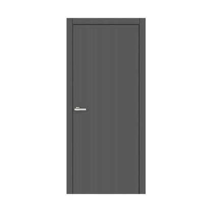 Ușă interior Blank Graphite – complet echipată, cu toc reglabil Omis