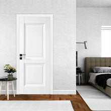 Ușă de interior albă JYA-067 cu toc reglabil – modernă, ușor de montat www.olivy.ro