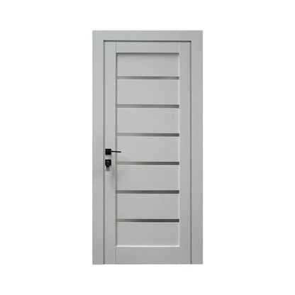 Ușă interior albă JYA-019 cu toc reglabil – design clasic, complet echipată www.CasaDeco.ro