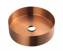 Moderner Edelstahl-Waschtisch für Aufsatzmontage – Modell 3811-Rose