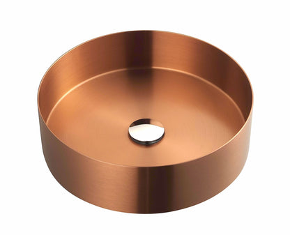 Moderner Edelstahl-Waschtisch für Aufsatzmontage – Modell 3811-Rose