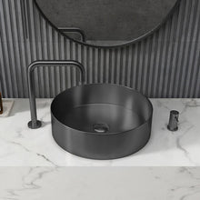 Moderner Edelstahl-Waschtisch für Aufsatzmontage – 3811-Black