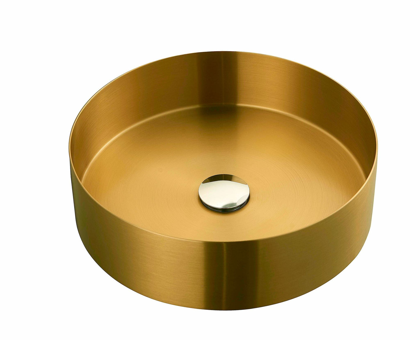 Modernes Edelstahl-Aufsatzwaschbecken Gold – Modell 3811-Gold