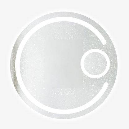 OGLINDA J13 LED ROTUNDA CU FUNCTIE DEZABURIRE SI TOUCH www.olivy.ro