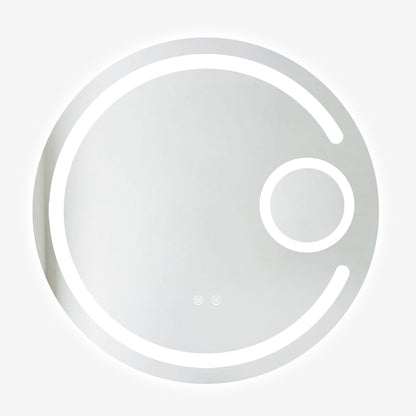 OGLINDA J13 LED ROTUNDA CU FUNCTIE DEZABURIRE SI TOUCH www.olivy.ro