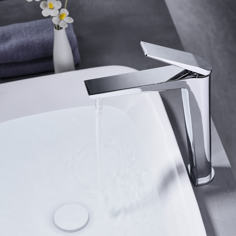 Baterie Lavoar SMK5007 Minimal Concept, Design Modern, Înaltă, Crom