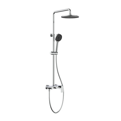 Hochwertiges Duschset mit 2 Funktionen – Messing, Hochglanz Chrom