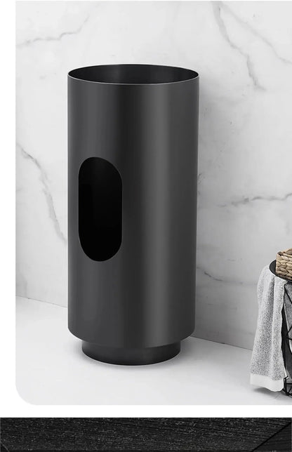 Freistehendes Waschbecken aus Edelstahl Elegant mit matter Basis – 3883 Black-Black (38110-B)