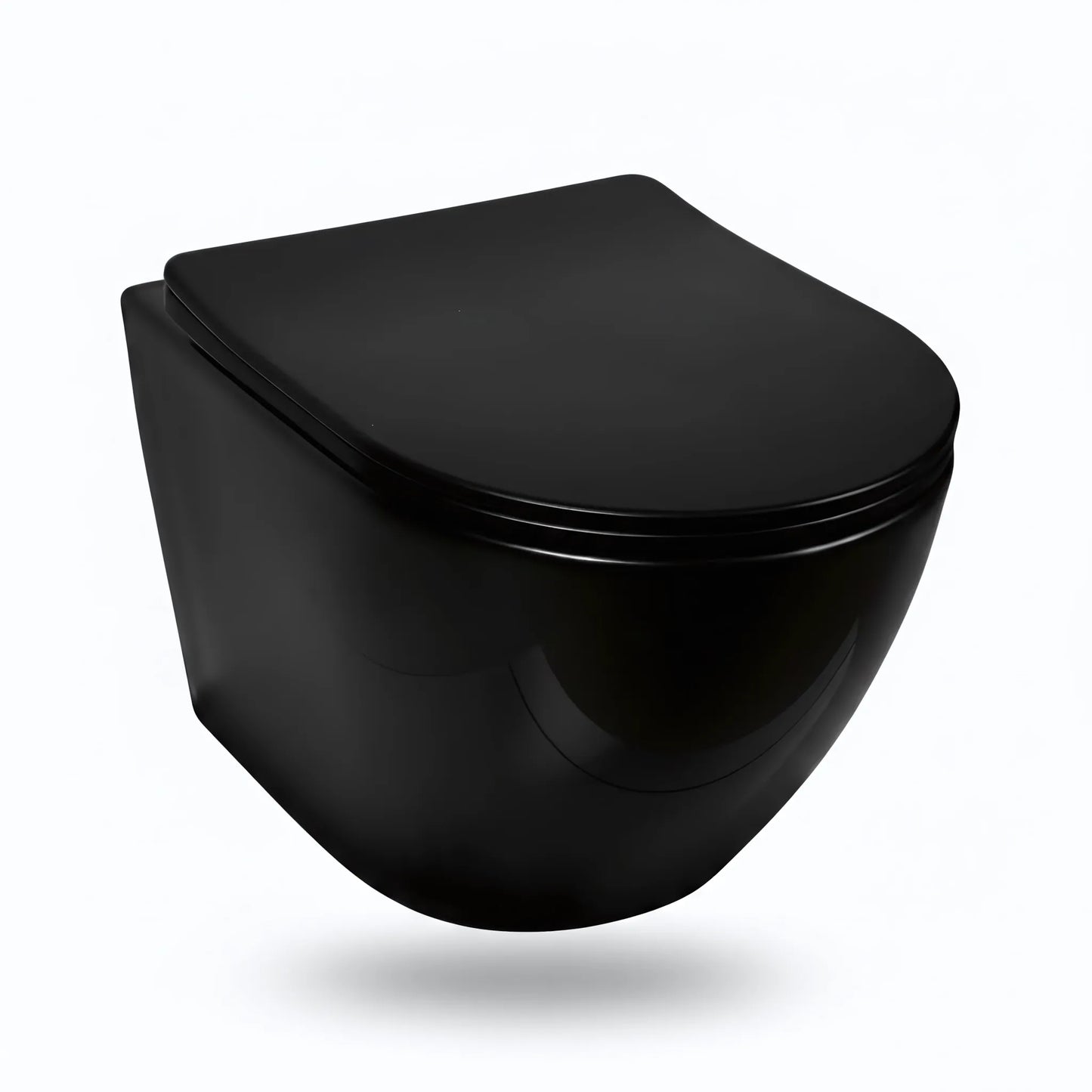 Hänge-WC Rimless – Black Glossy