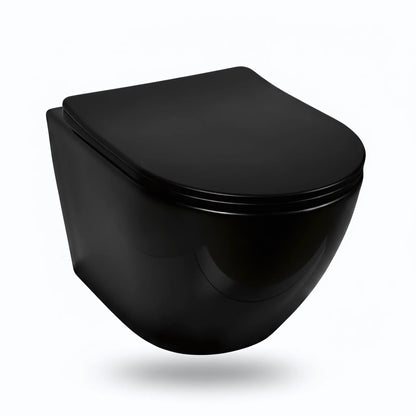 Hänge-WC Rimless – Black Glossy