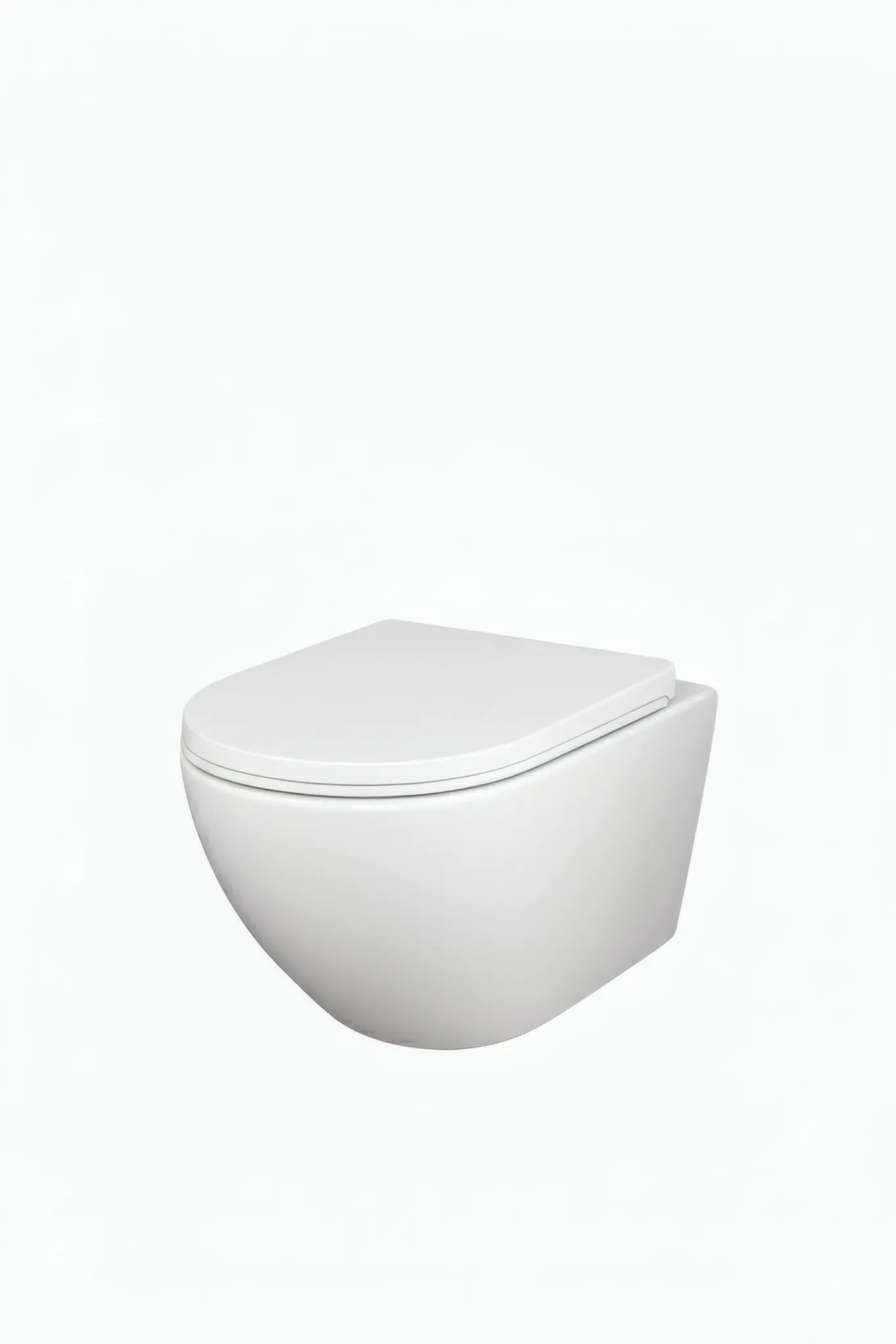 Hänge-WC Rimless White Glossy