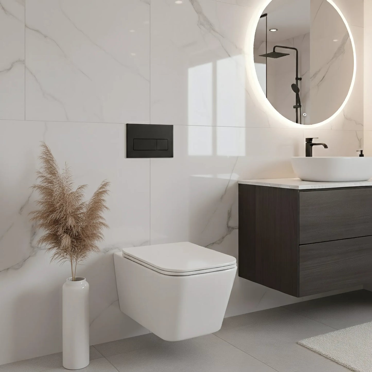 Hänge-WC Rimless – Elegant White