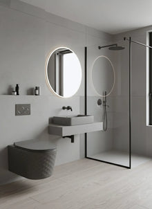 Premium Hänge-WC Rimless – Grau Matt 3D