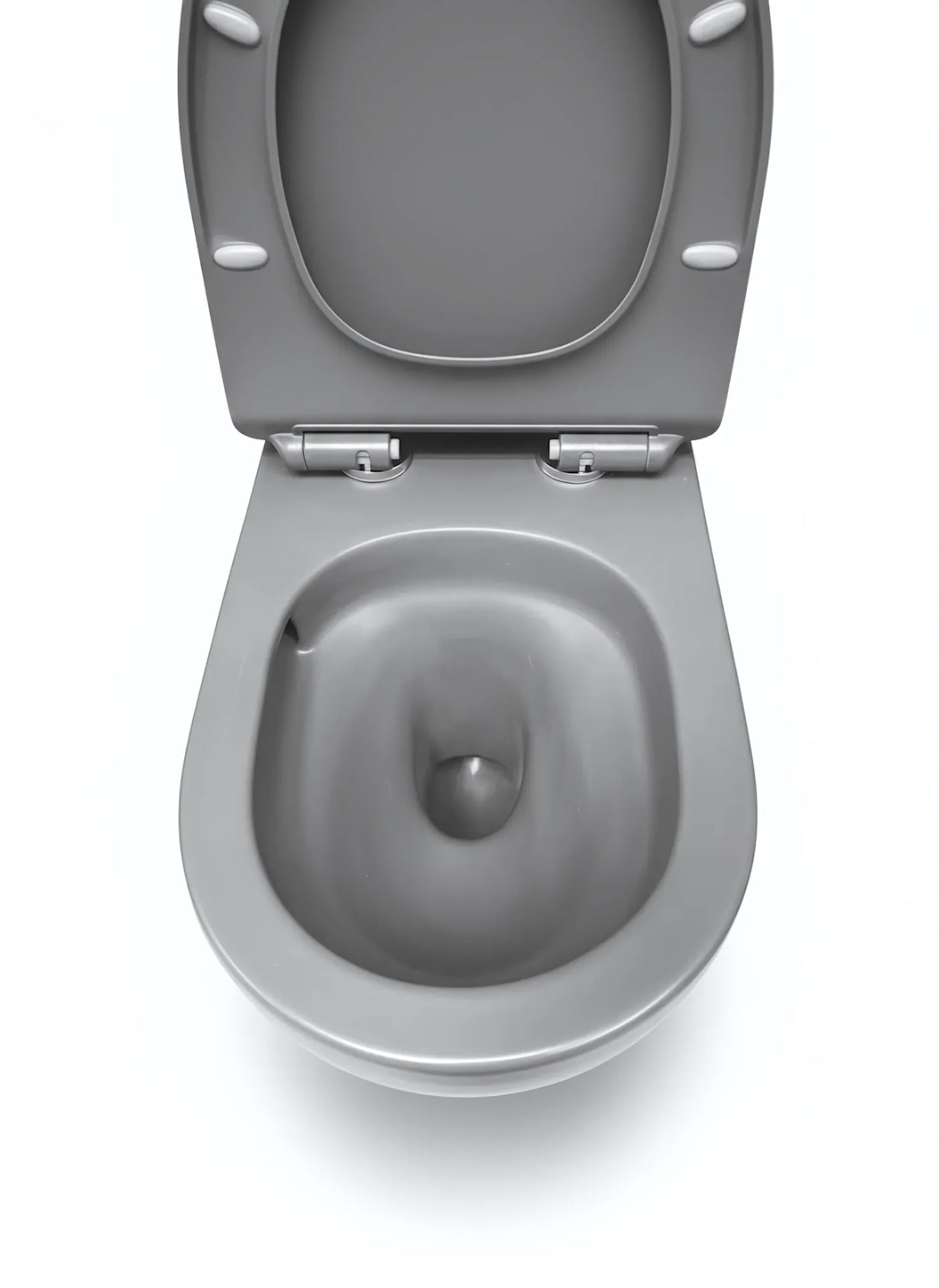 Premium Hänge-WC Rimless – Grau Matt 3D