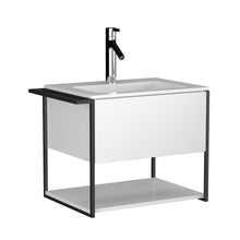Mobilier de baie suspendat Lov, White www.CasaDeco.ro
