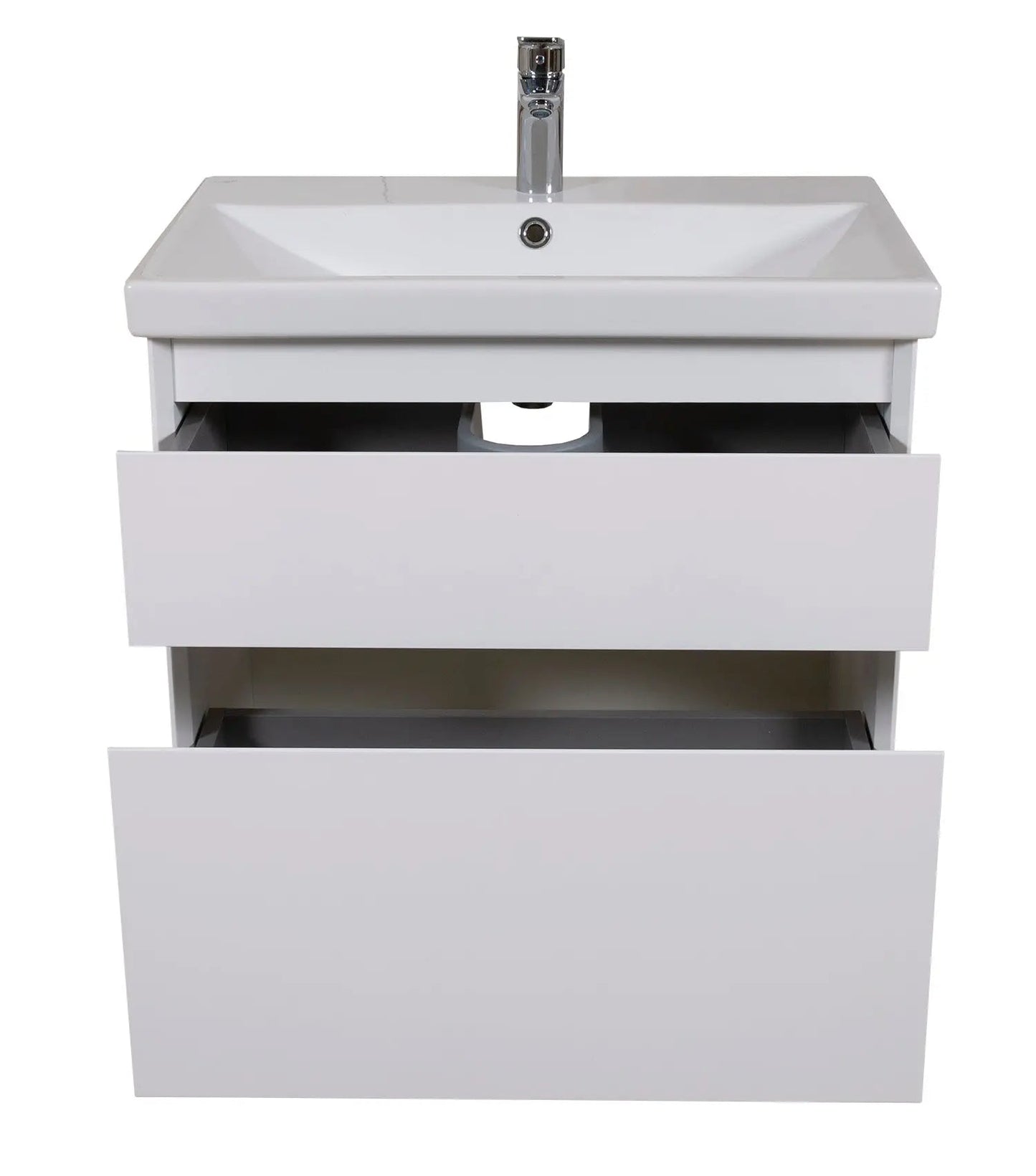 Mobilier de baie suspendat Elite, Alb Mat Aqua Rodos
