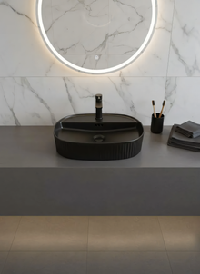 Keramikwaschbecken A753-CBK-M – matt schwarz, modernes Design
