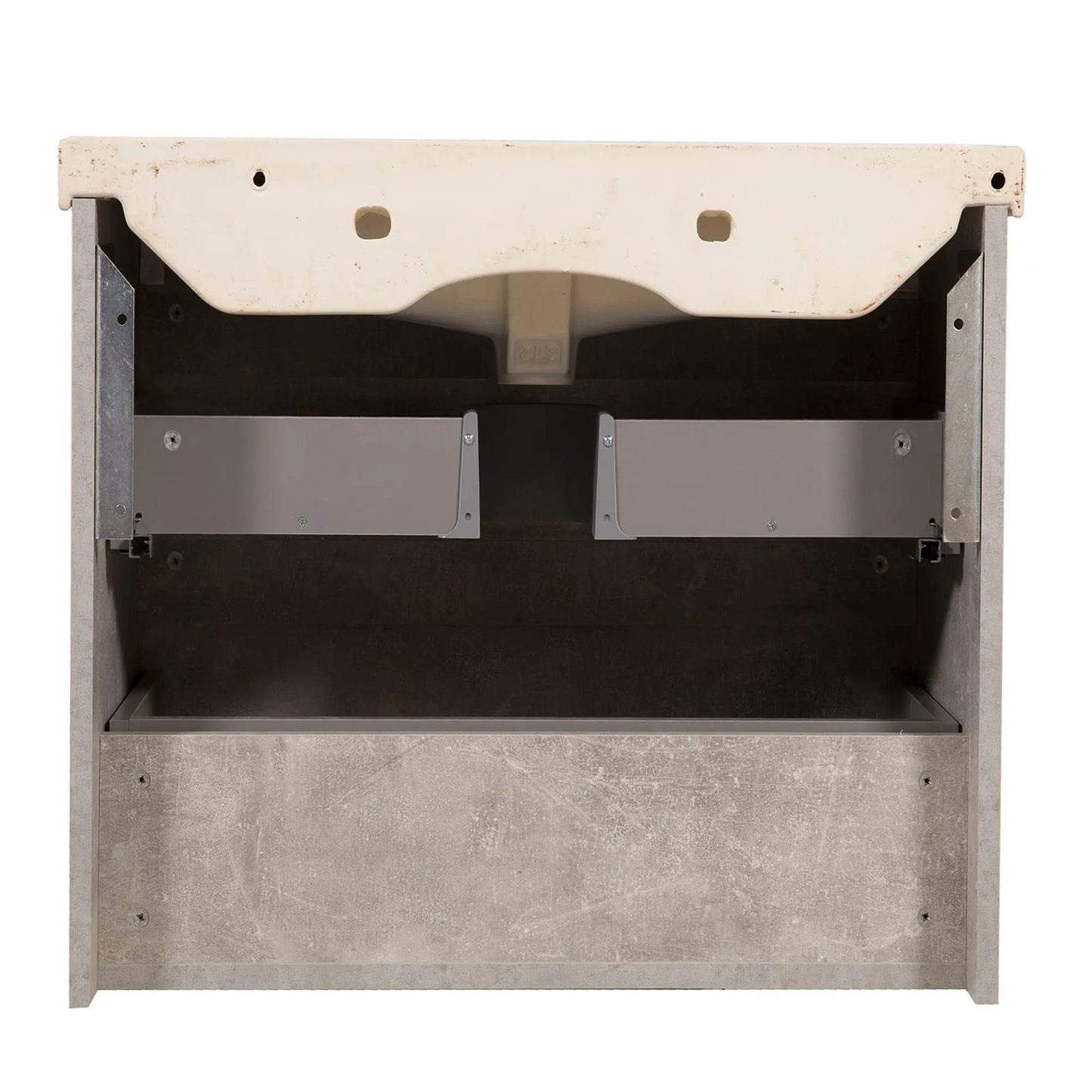 Mobilier de baie suspendat Vintage, Industrial Aqua Rodos