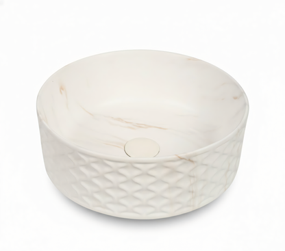 Rundes Keramikwaschbecken A787-P816M – elegantes Premium-Design
