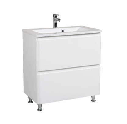 Mobilier de baie pe pardoseală Accent alb Aqua Rodos