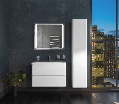 Mobilier de baie suspendat Accent alb AquaRodos
