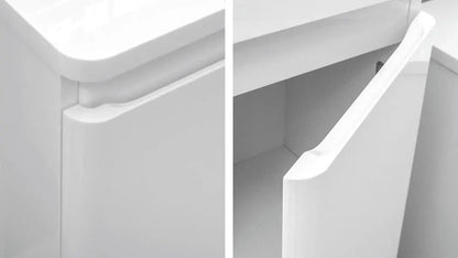 Mobilier de baie pe pardoseală Accent alb Aqua Rodos