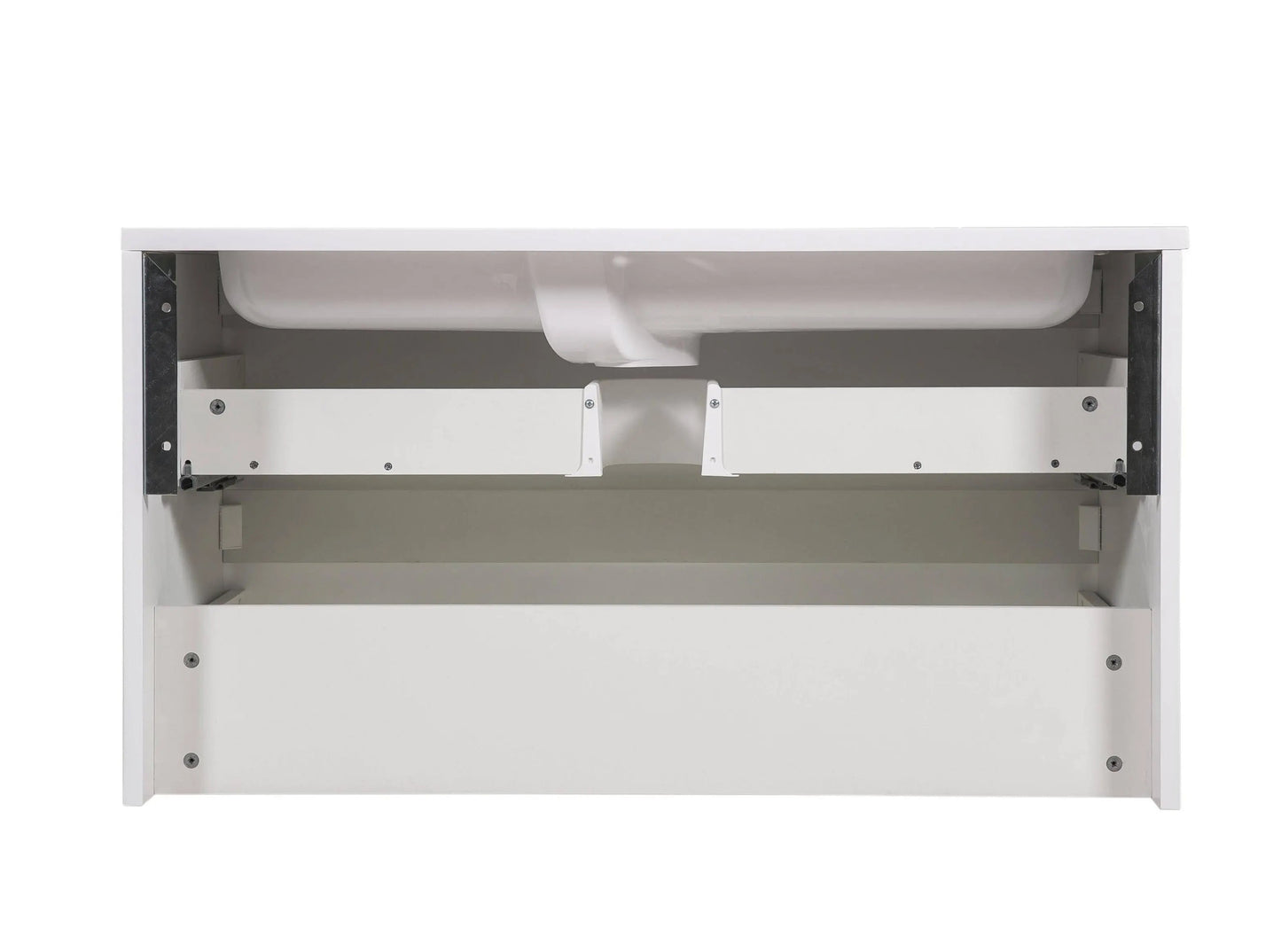 Mobilier de baie suspendat Accent alb AquaRodos