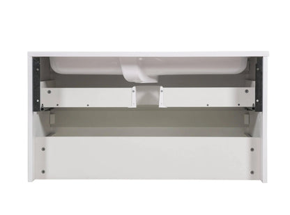 Mobilier de baie suspendat Accent alb AquaRodos